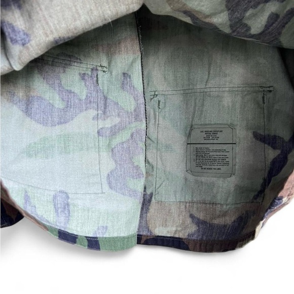 90s US Army Tactical Combat Woodland BDU Streetwear Jacket Sergeant Rakkasans XL - Picture 6 of 13